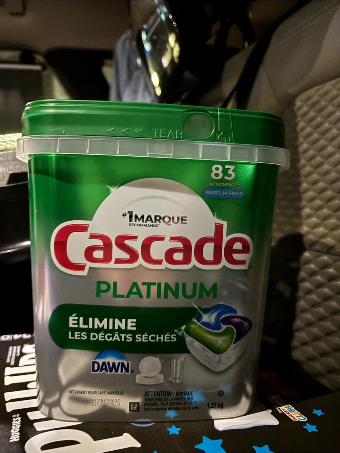 Cascade Platinum Dishwasher Detergent, 83 Count