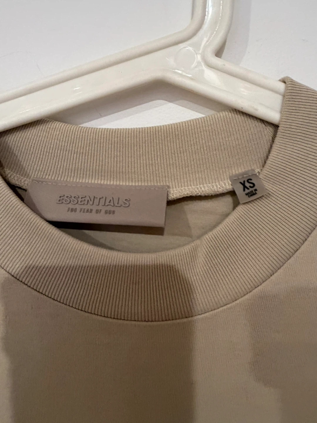 Fear of God Essentials T-Shirt Tan - photo 3