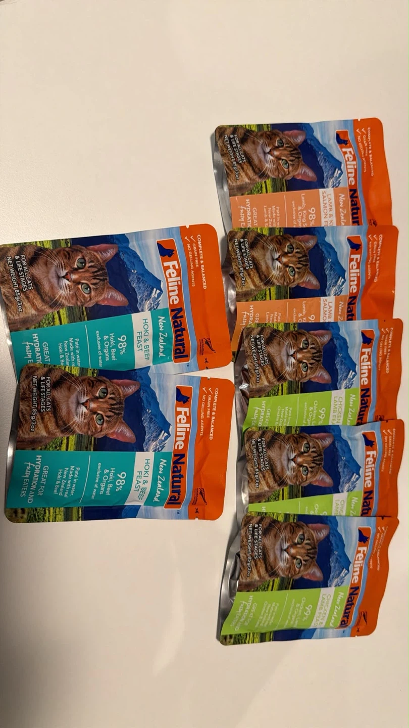 Feline Natural Cat Food Pouches