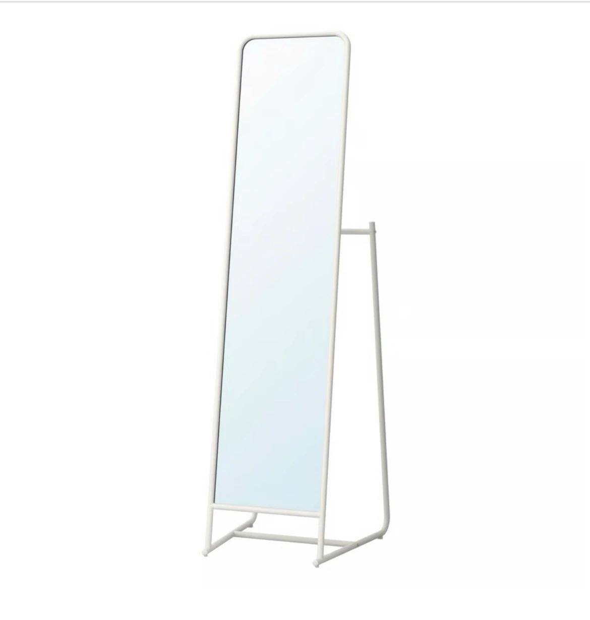 IKEA White Knapper standing mirror