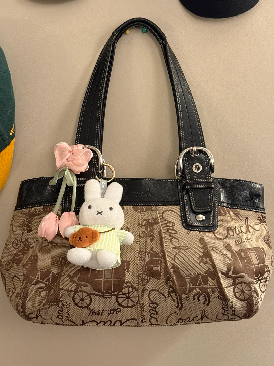 Vintage Coach Pleated Soho