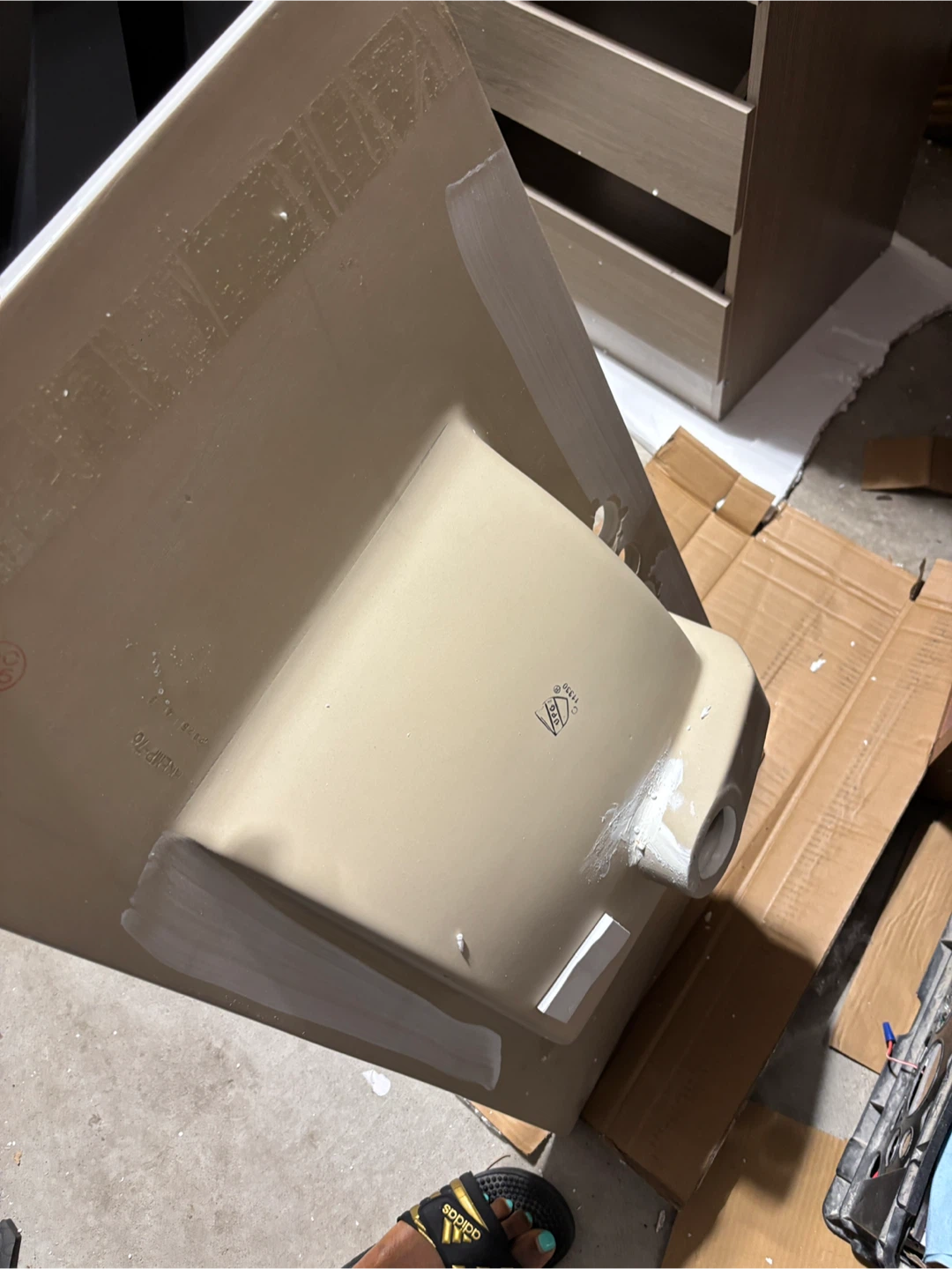 White Bathroom Vanity Sink Basin- 33 inches - photo 4