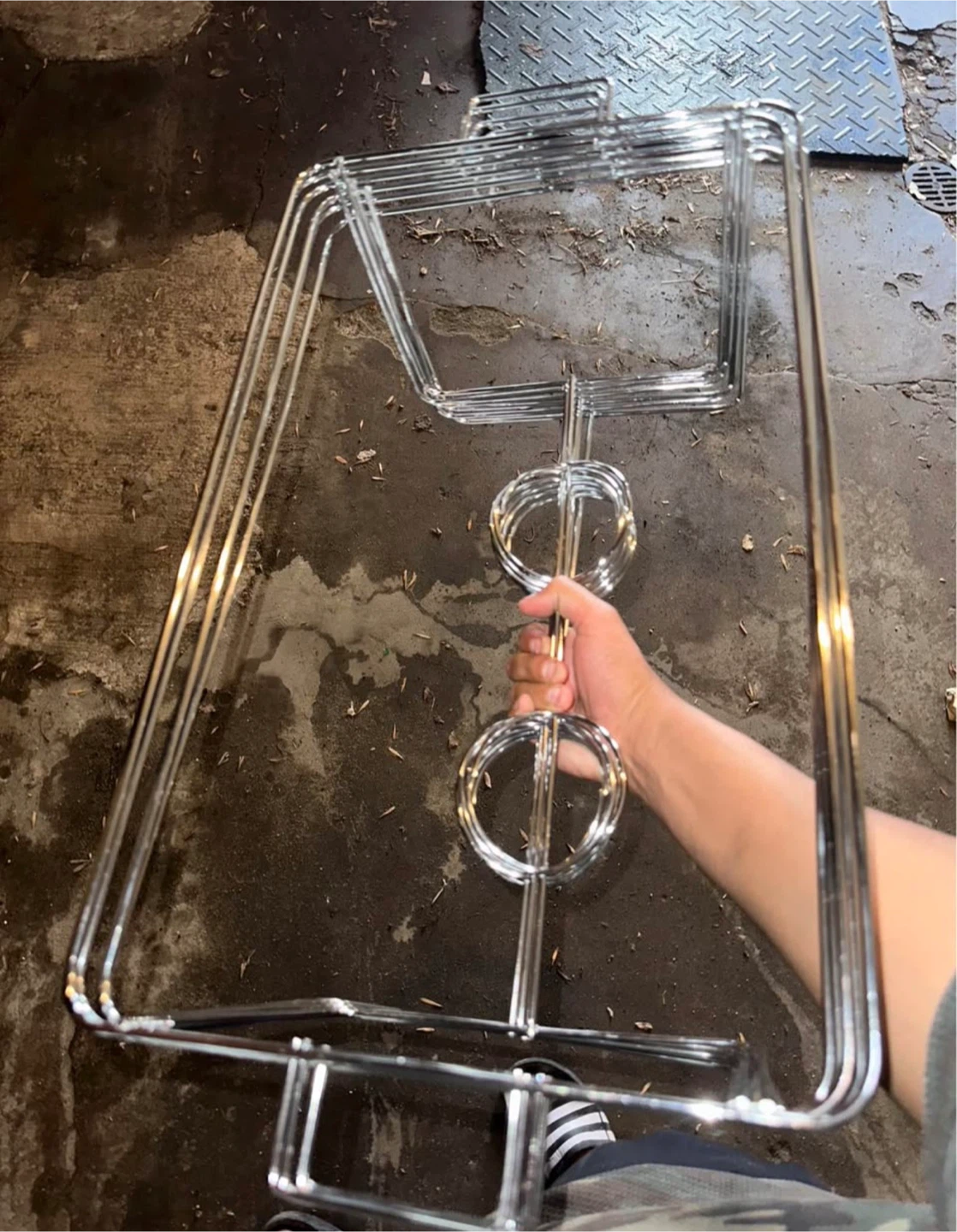 Chrome Wire Chafing Dish Stand