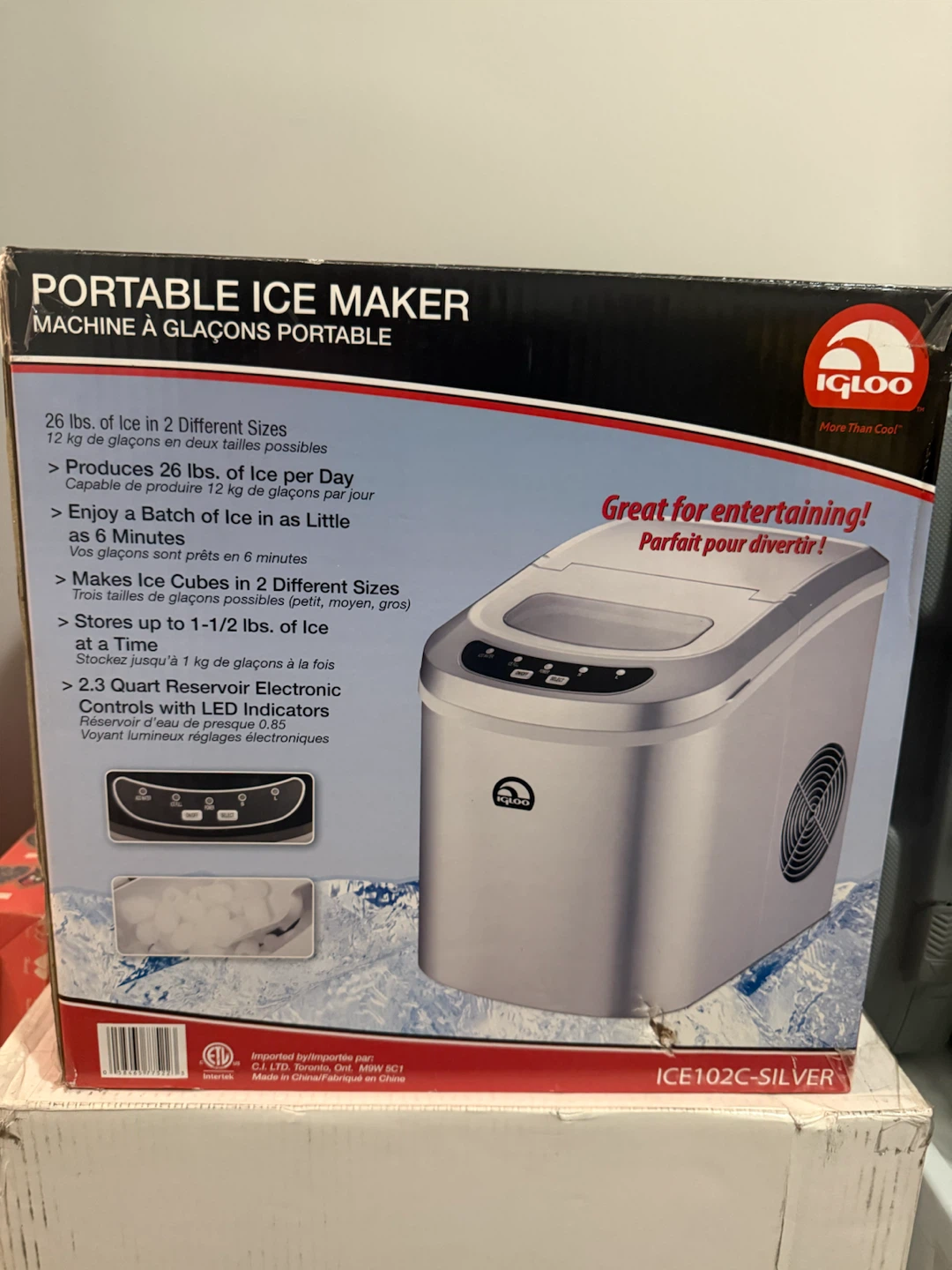 Igloo Portable Ice Maker ICE102C