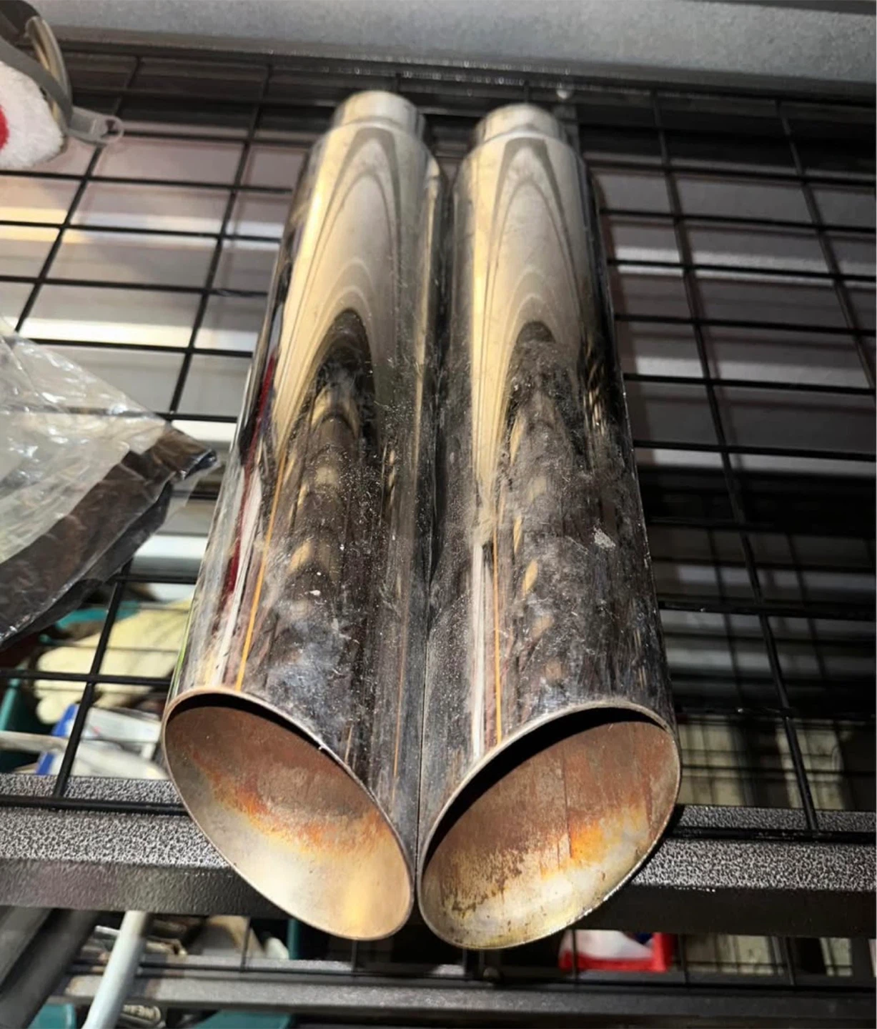 Pair of Stainless Steel Exhaust Tips
