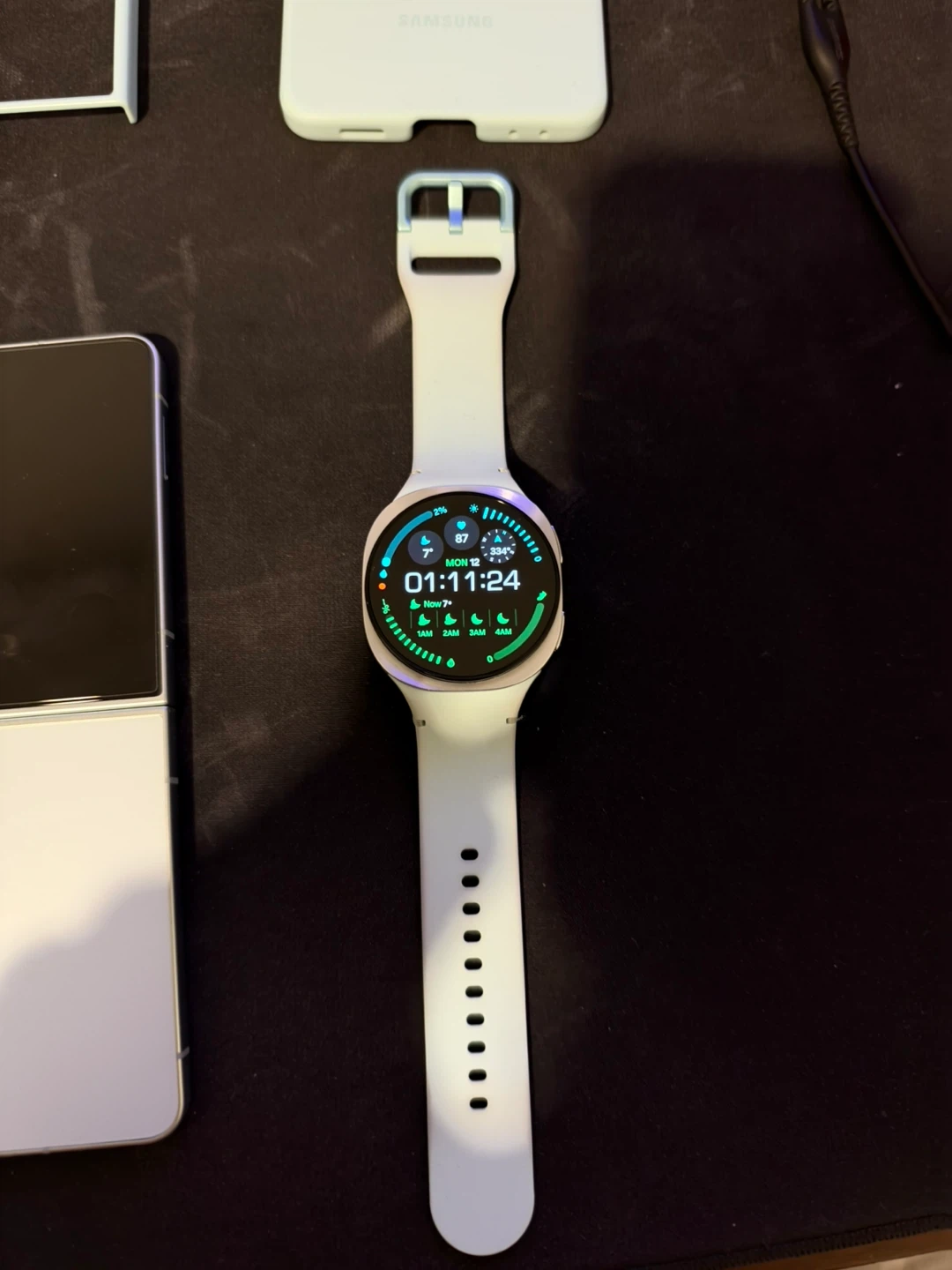 Samsung Galaxy Z Flip and Galaxy Watch bundle