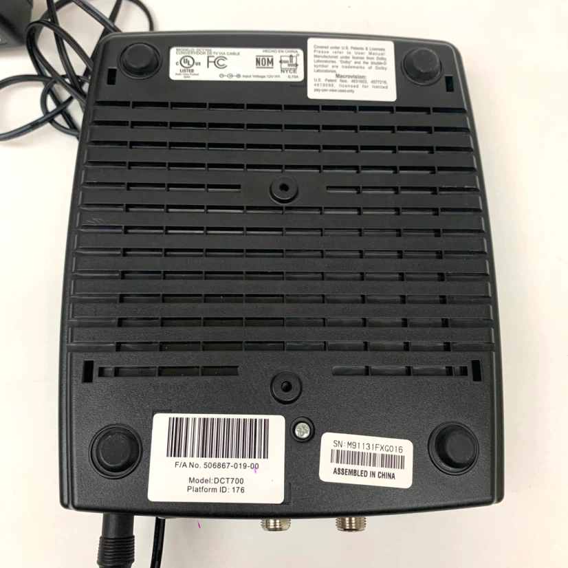 Digital Cable TV Box Receiver Converter Motorola DCT700 - photo 4