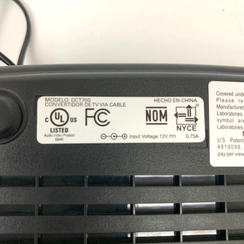 Digital Cable TV Box Receiver Converter Motorola DCT700 - photo 5