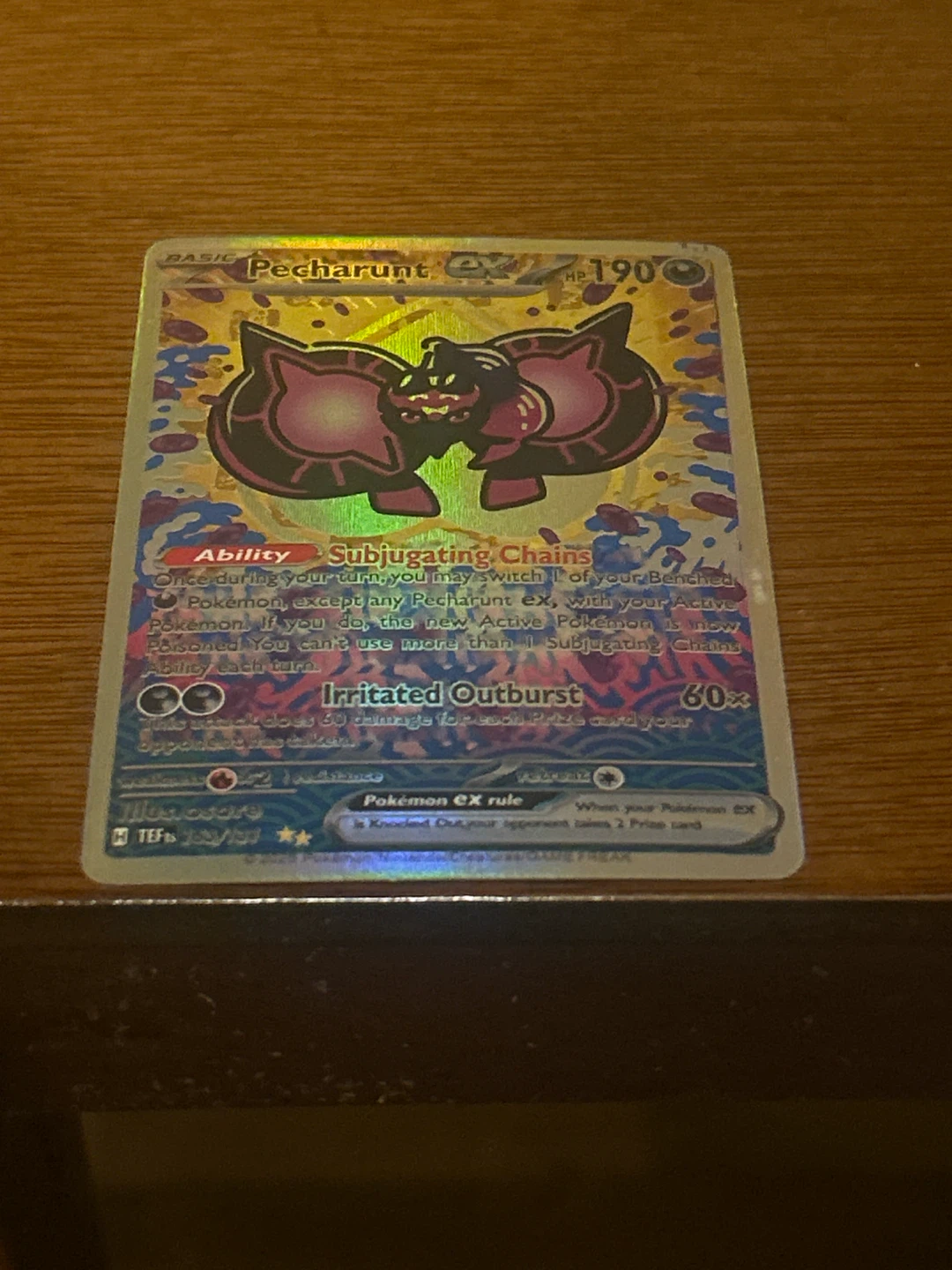 Pecharunt ex Pokémon Trading Card