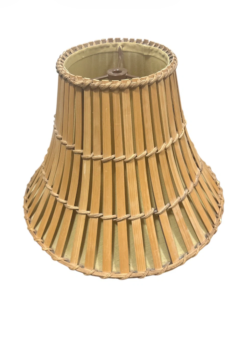 Bamboo and Fabric Lamp Shade