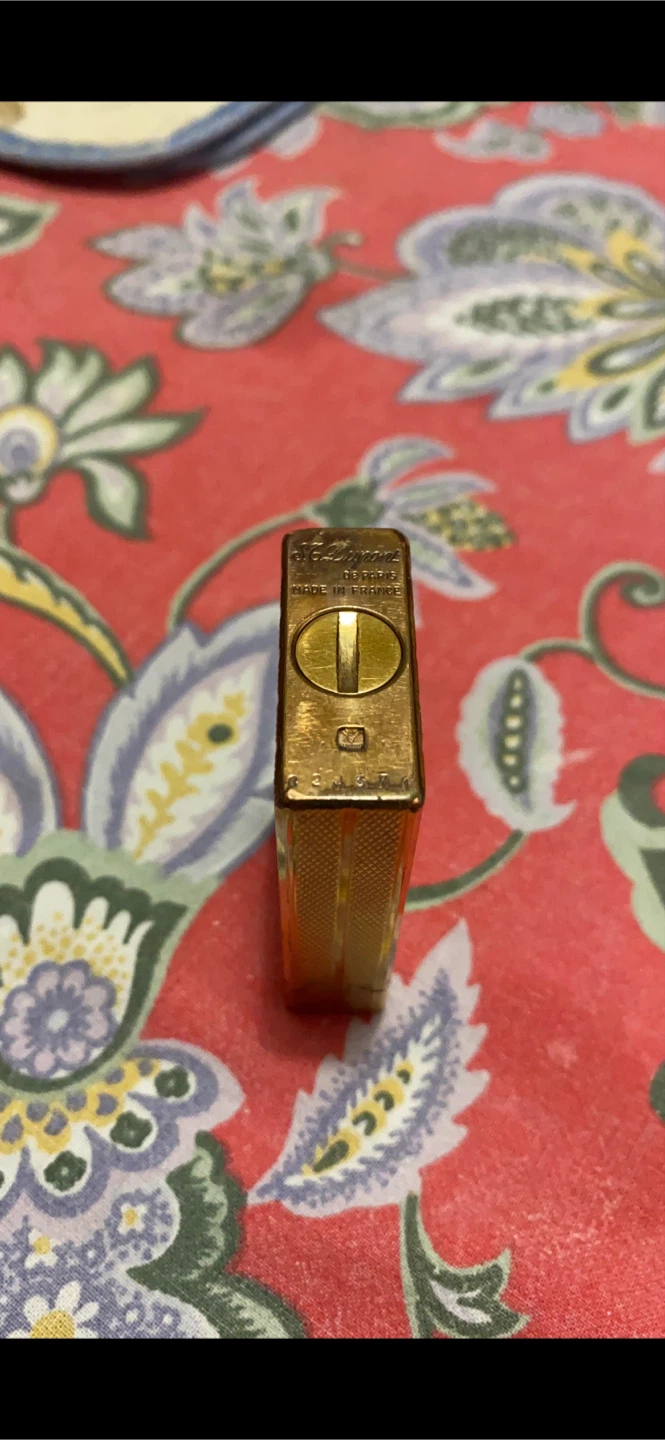 Vintage S.T. Dupont Lighter Gold Plated - photo 2