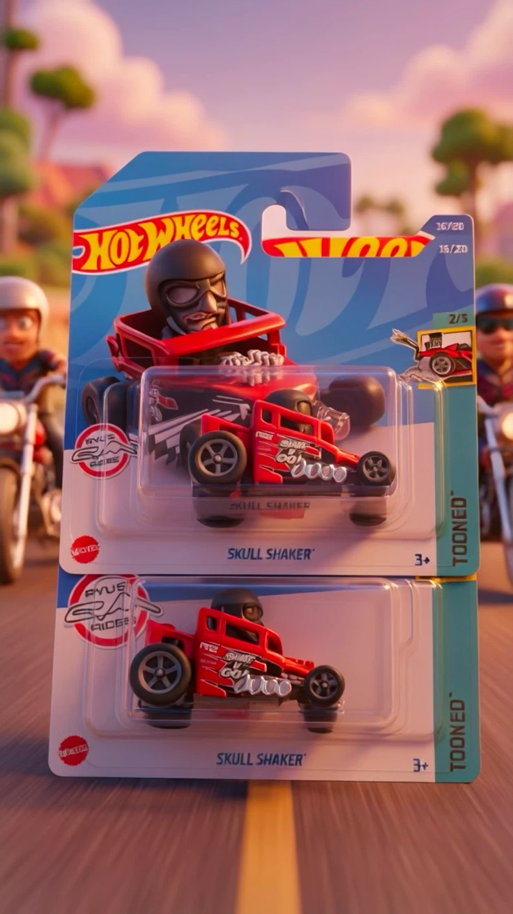 Hot Wheels Skull Shaker Tooned set - photo 2