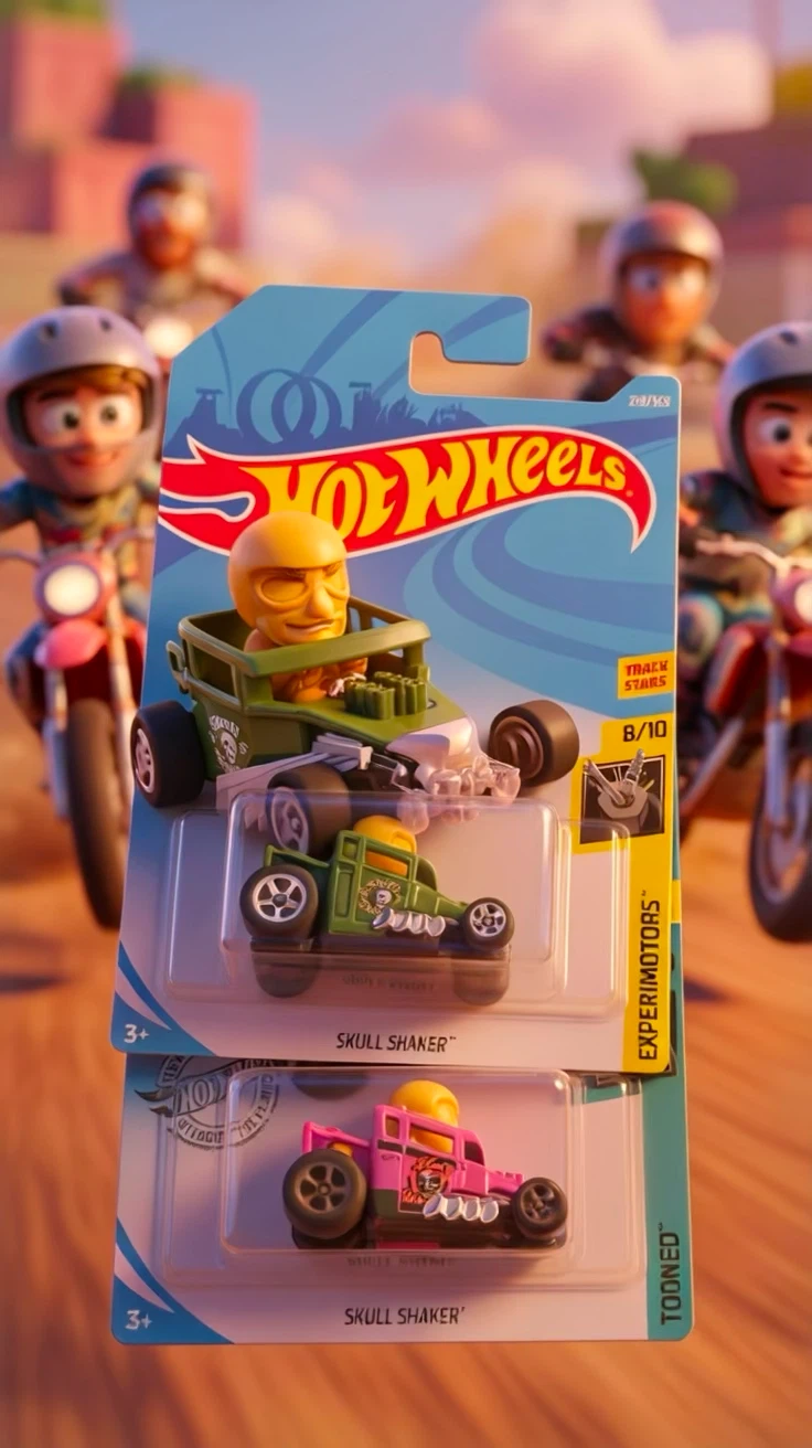 Hot Wheels Skull Shaker Tooned set - photo 4