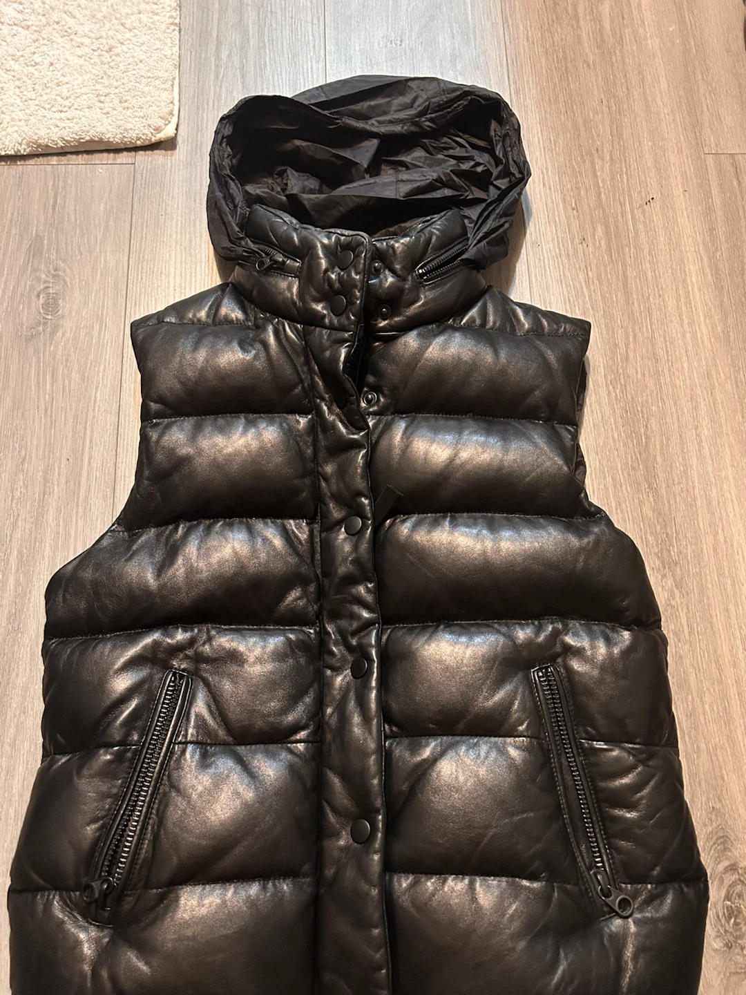 Mackage Leather Puffer Vest - photo 4