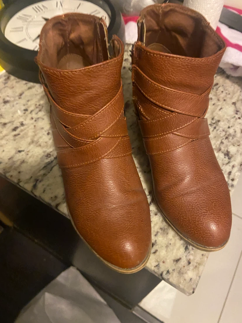 American Eagle Brown Ankle Boots Size 7.5 - photo 2