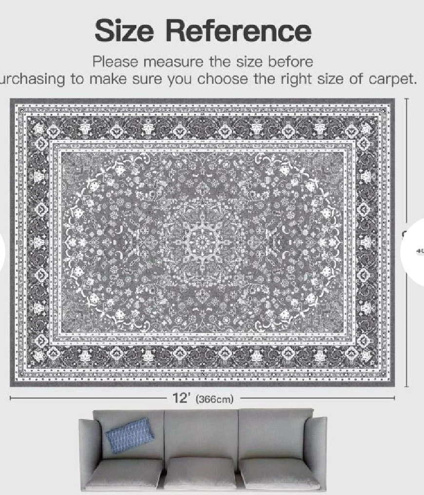 9’x12’ Area Rugs for Living Room, Washable - photo 2