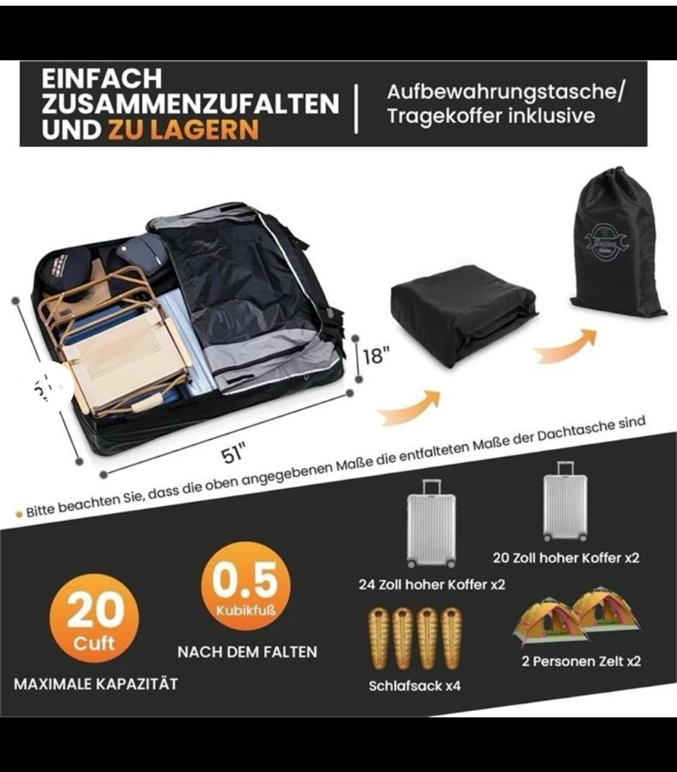 Sailnovo Roof Top Cargo Carrier Bag - photo 2