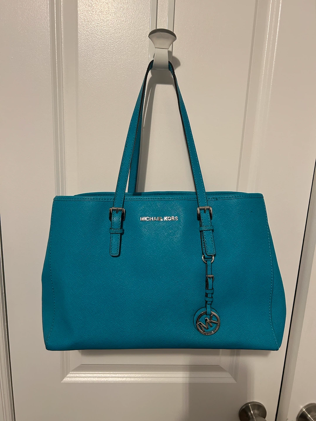 Michael Kors Teal Tote Bag