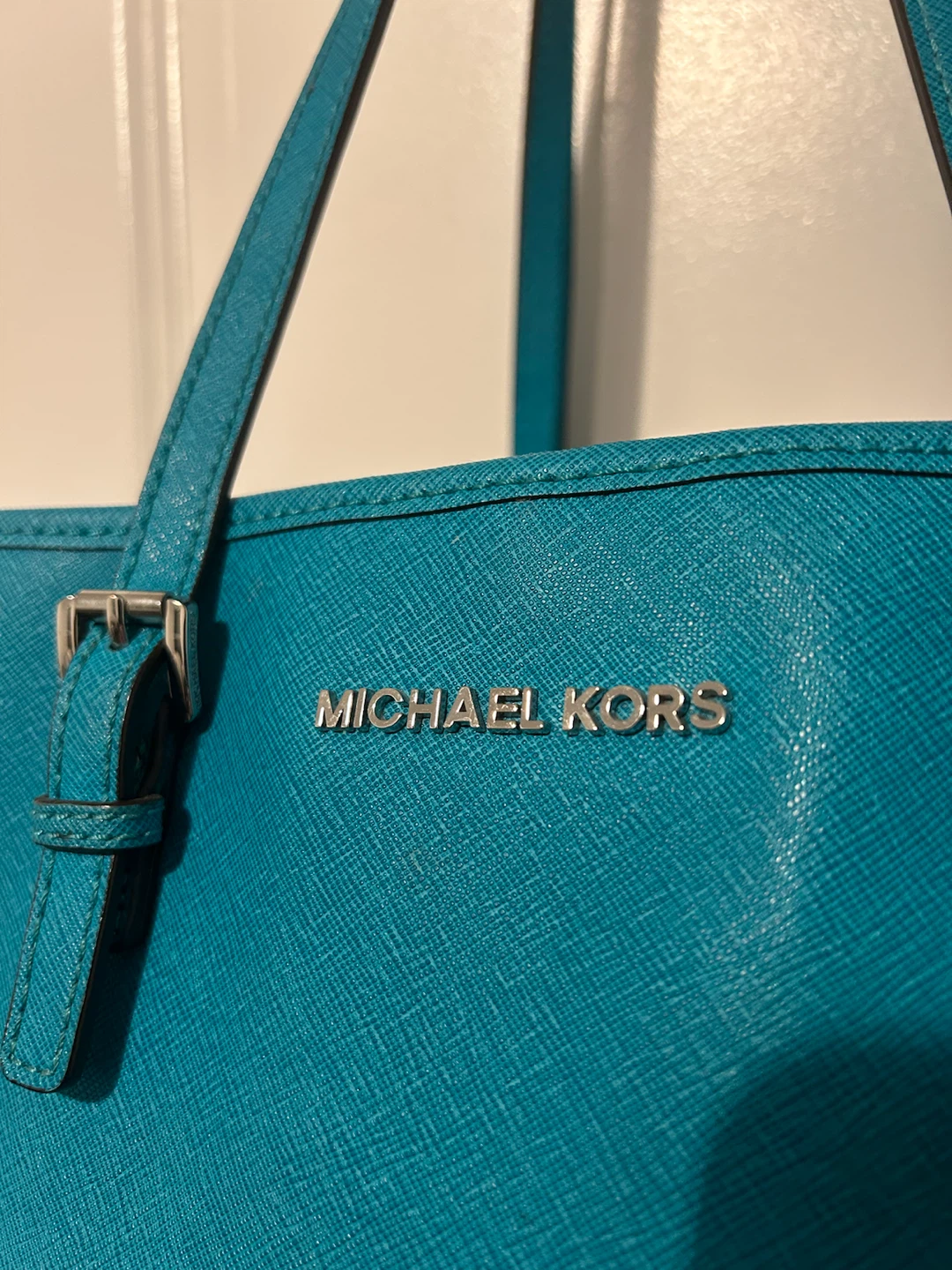Michael Kors Teal Tote Bag - photo 2