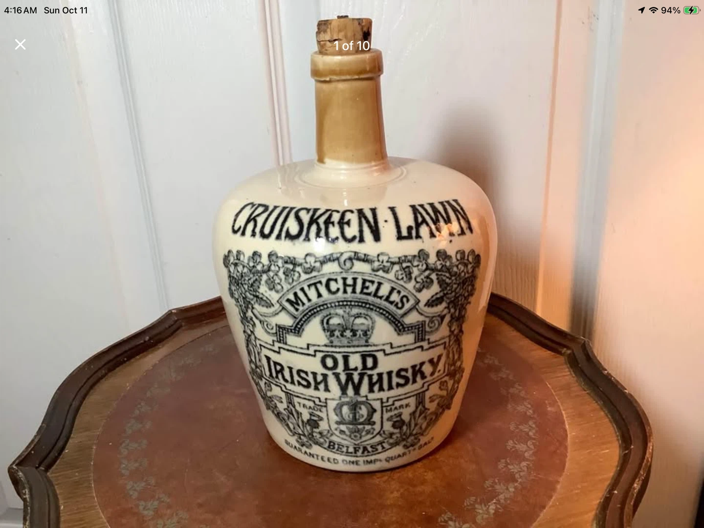 Any Cruiskeen-Lawn Mitchell’s Old Irish Jug 🐞