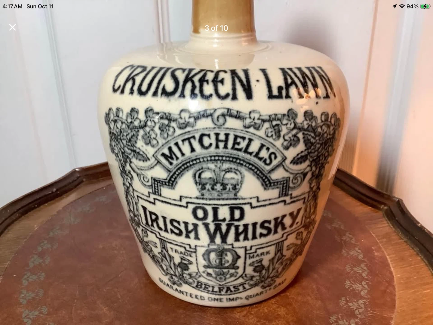 Any Cruiskeen-Lawn Mitchell’s Old Irish Jug 🐞 - photo 3