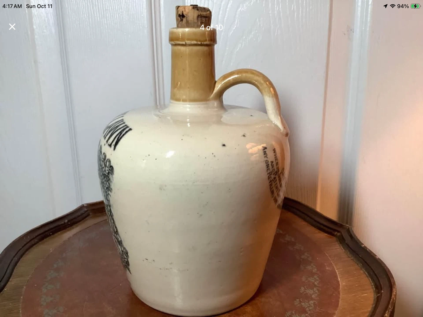Any Cruiskeen-Lawn Mitchell’s Old Irish Jug 🐞 - photo 4