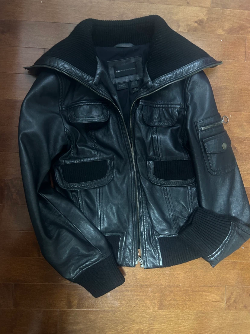 MNG Genuine Leather Jacket
