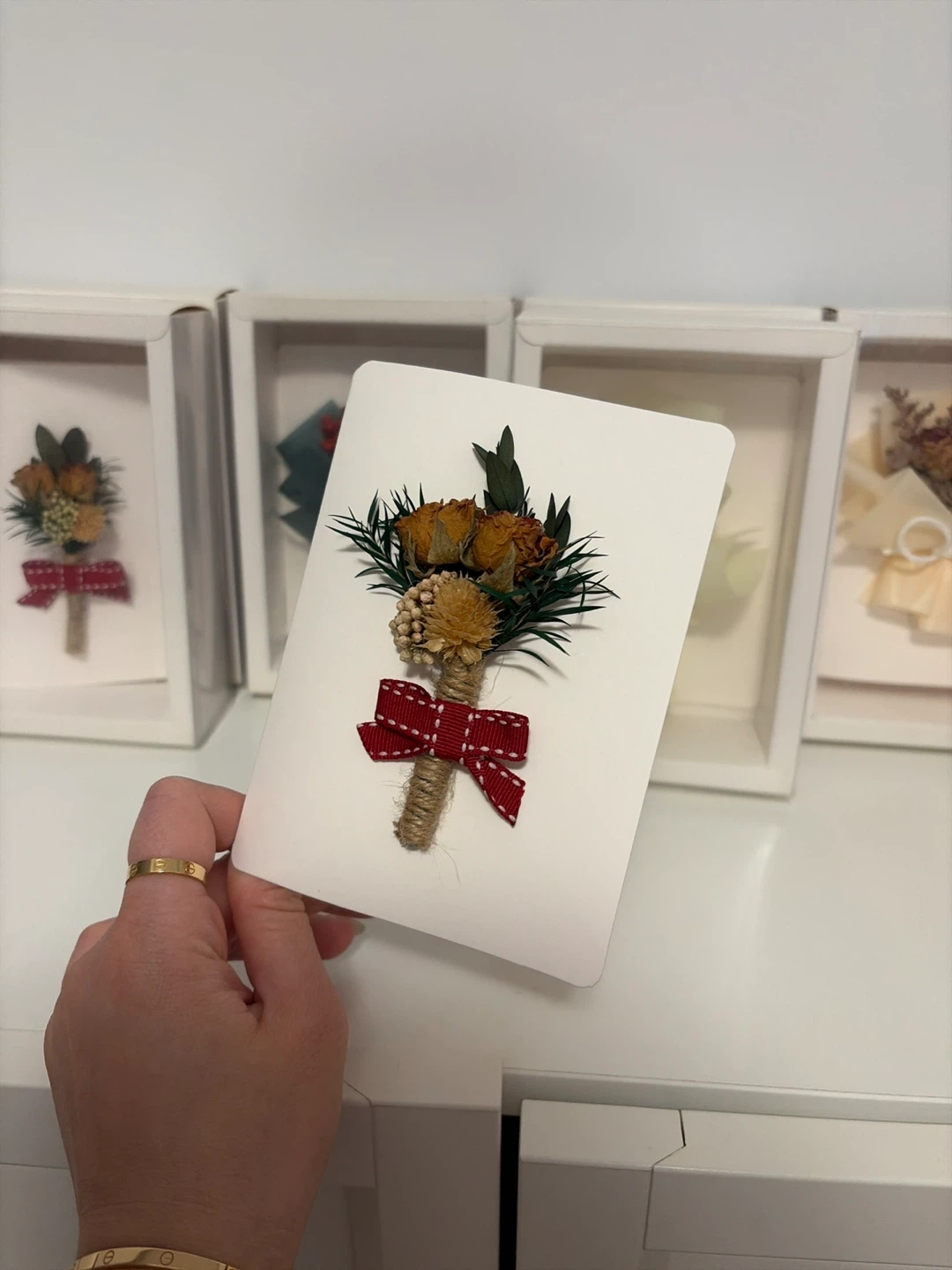 Dried Flower Greeting Cards