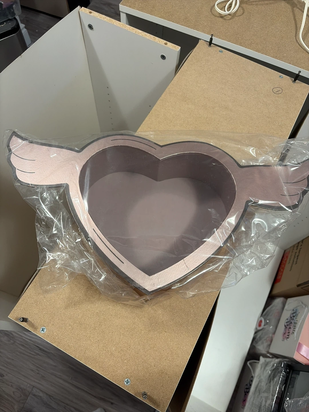 Heart Shaped Storage Box with Wings