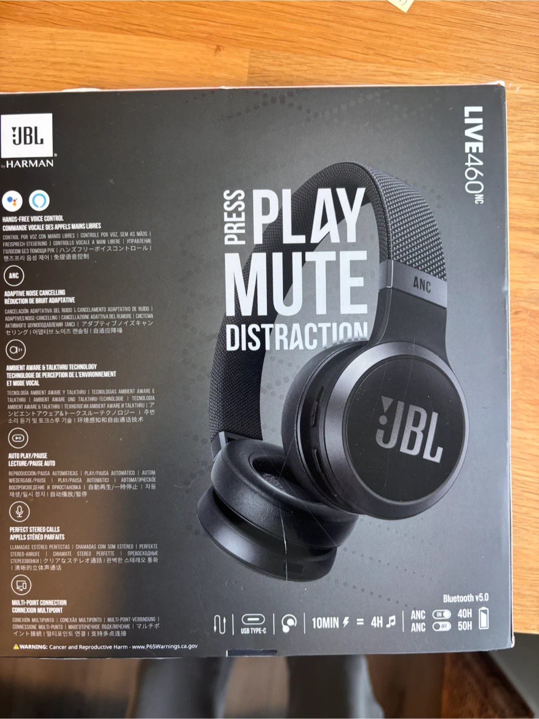 JBL LIVE 460NC Wireless Headphones - photo 2