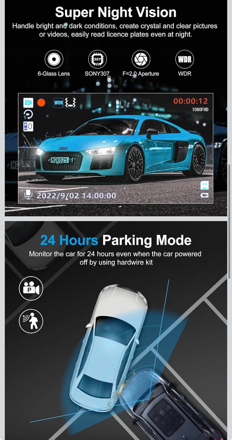 AQV OK770 Full HD 1080P Dash Cam - photo 3