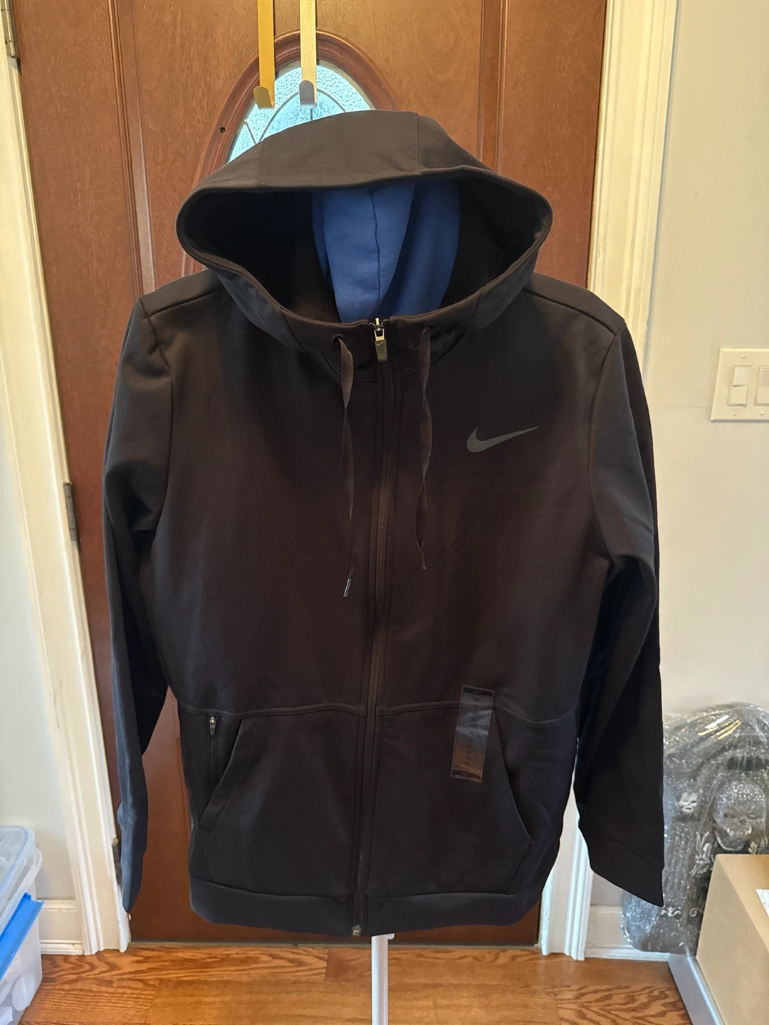 Nike Men's Training Full-Zip Hoodie Black XL