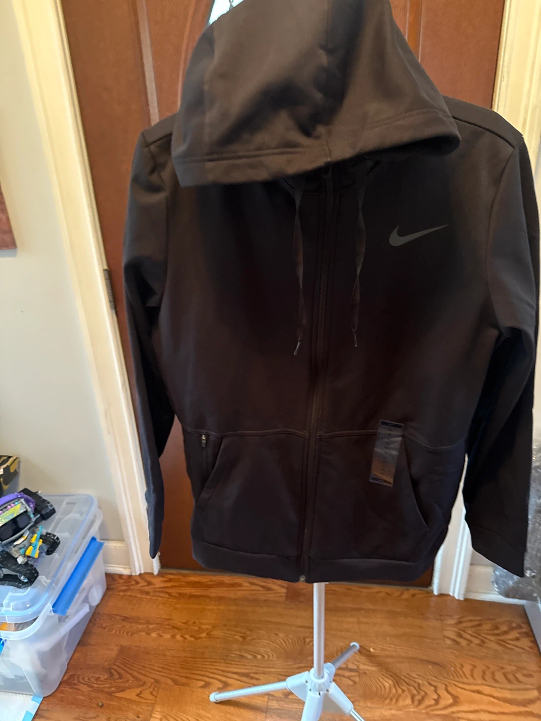 Nike Men's Training Full-Zip Hoodie Black XL - photo 4