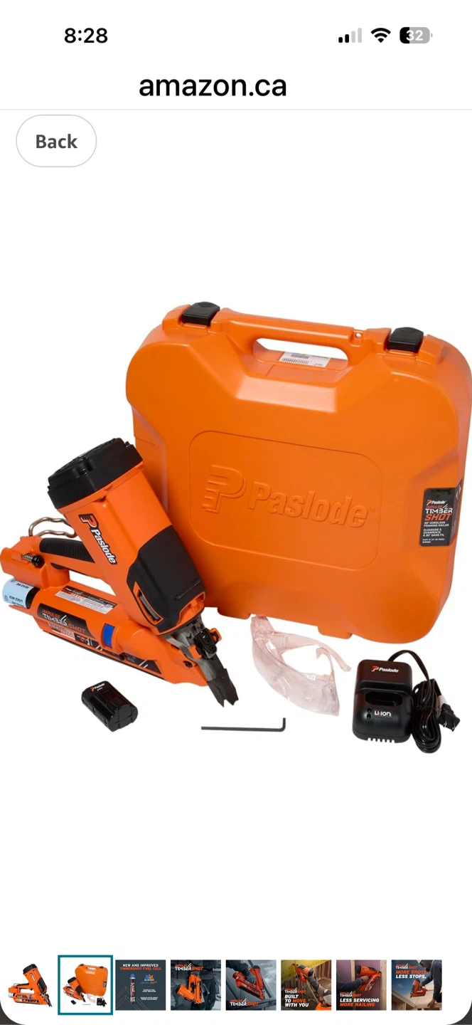 Paslode Impulse TimberShot 30° Cordless Framing Nailer - photo 2