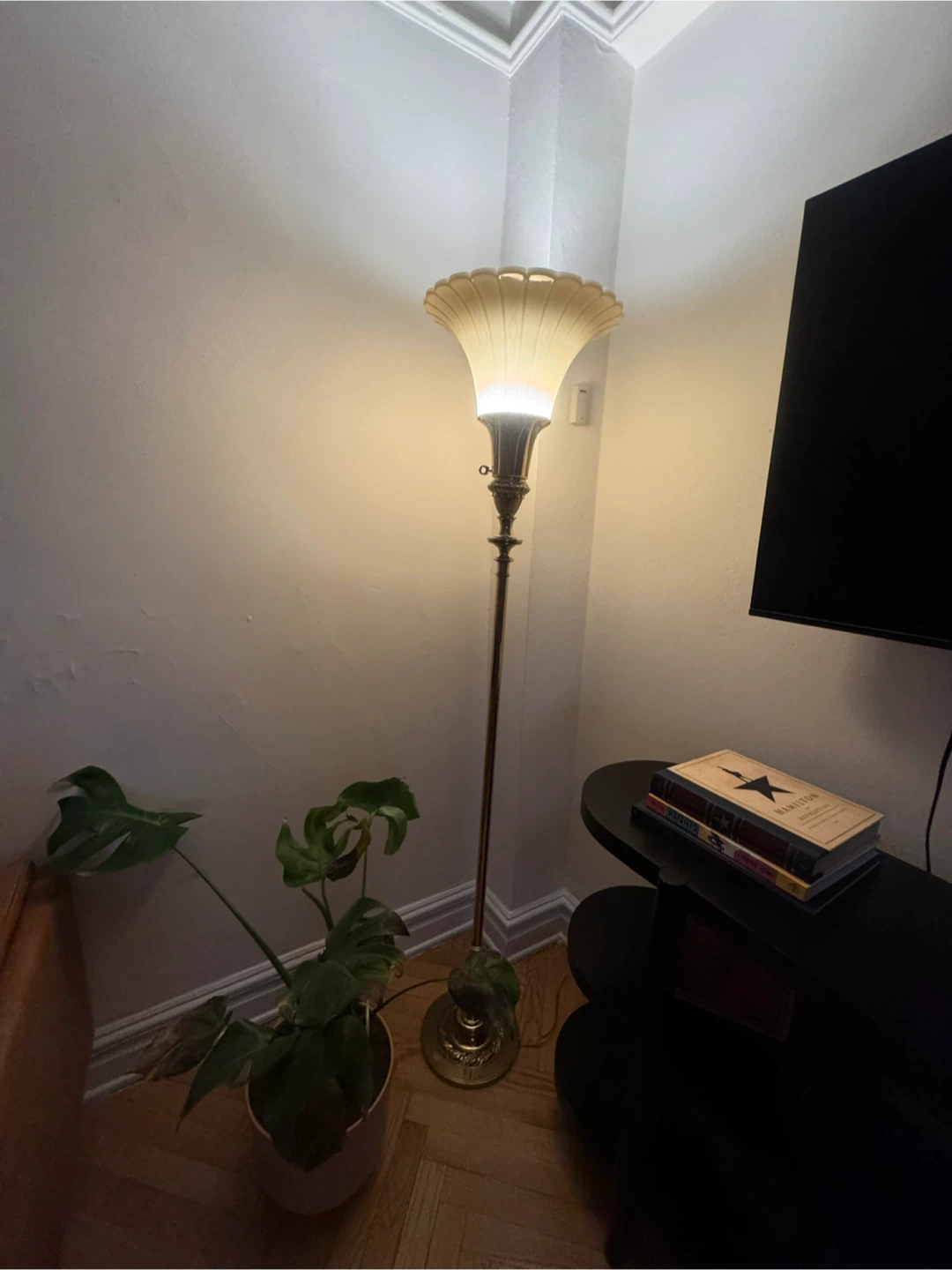 Vintage Brass Floor Lamp - photo 3