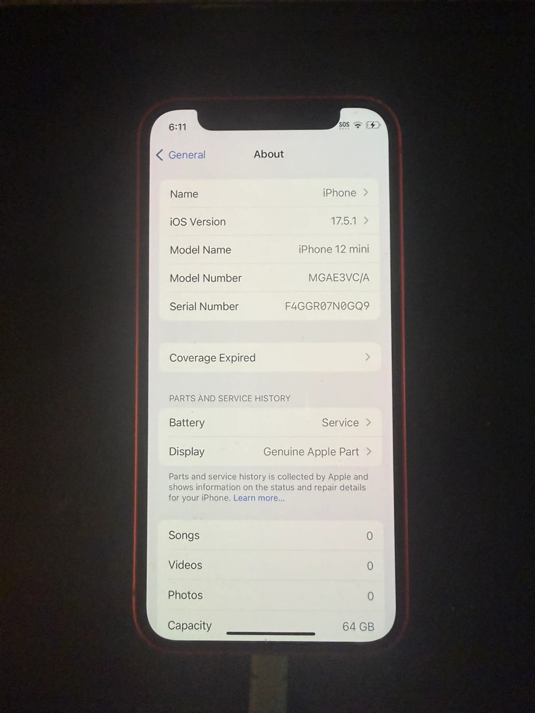 Apple iPhone 12 mini 64GB Red - photo 4
