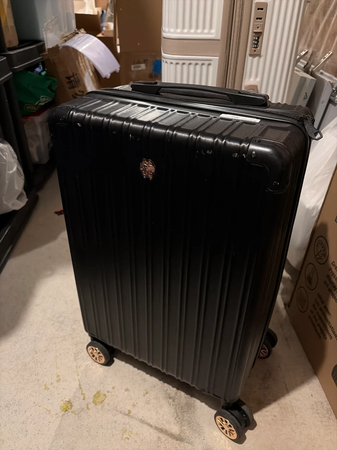 Black Hardshell Carry-On Luggage