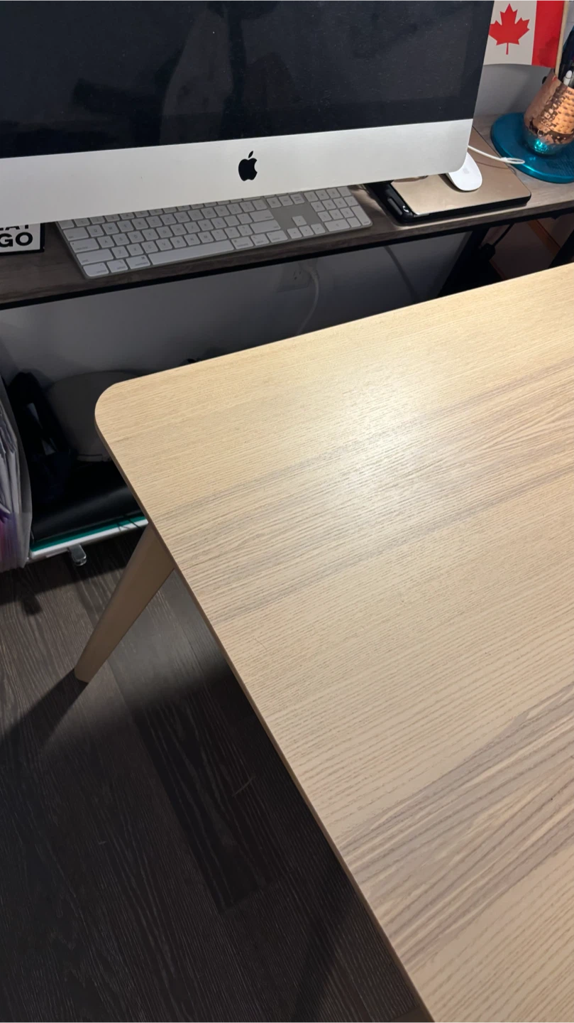 IKEA LISABO Table, Ash Veneer, 140x78 cm - photo 2
