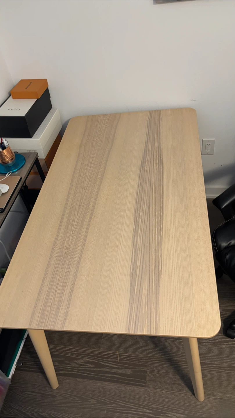 IKEA LISABO Table, Ash Veneer, 140x78 cm - photo 3