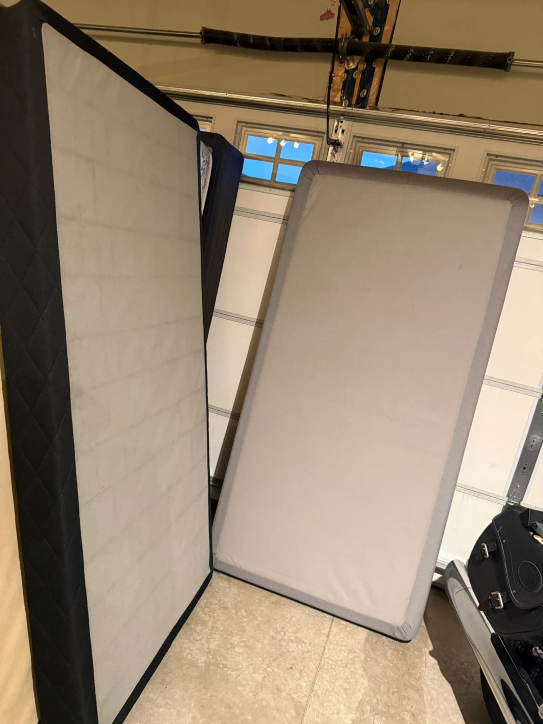Two twin box spring