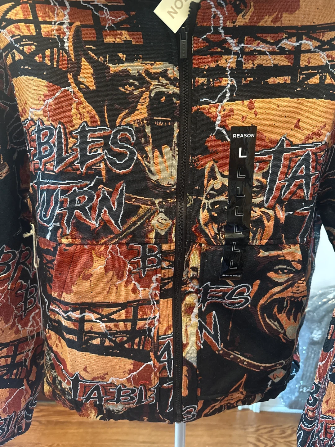 Reason Brand Bridges Burn Zip-Up Hoodie - photo 2