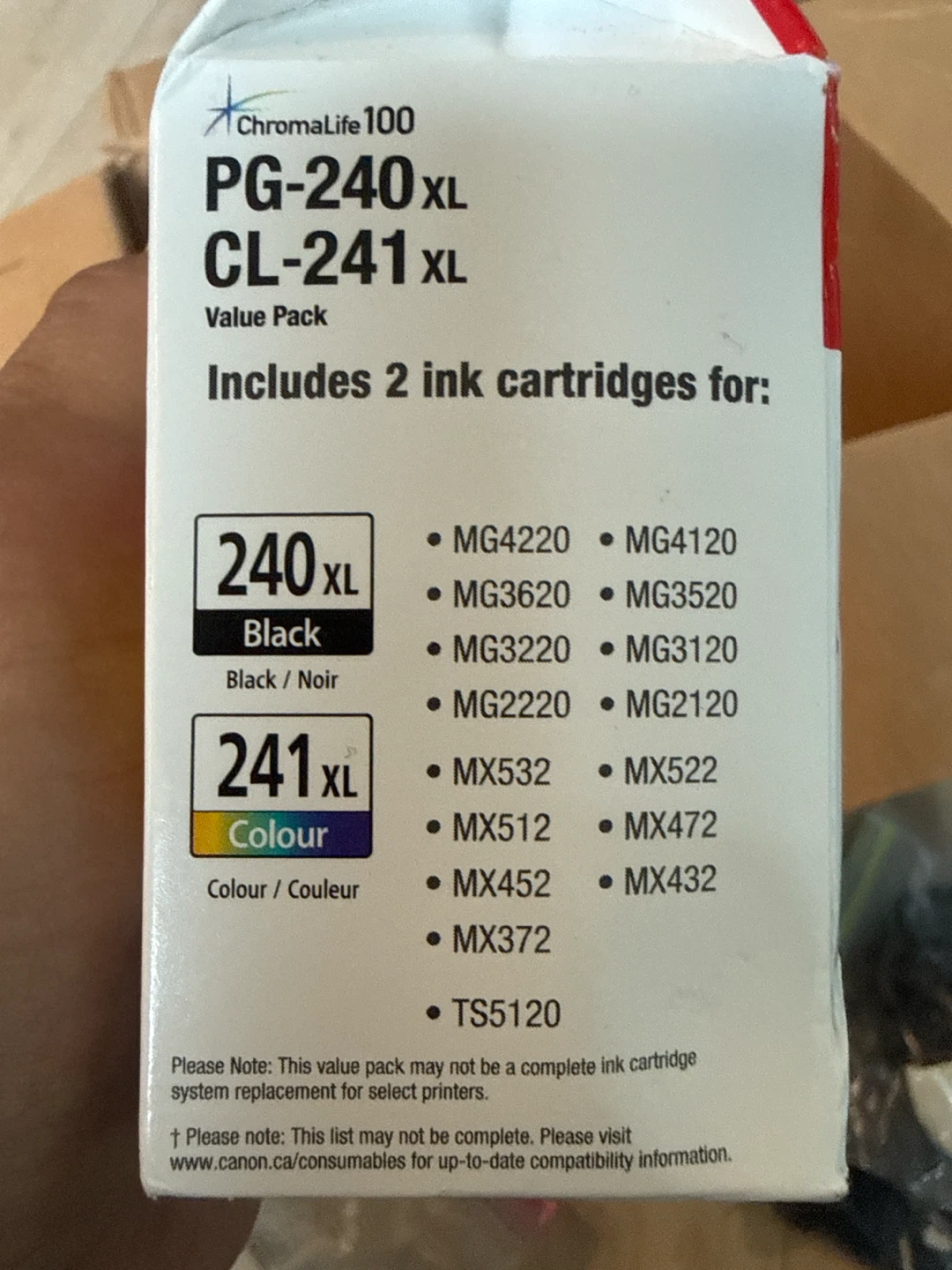 Canon PG-240XL & CL-241XL Ink Value Pack - photo 2