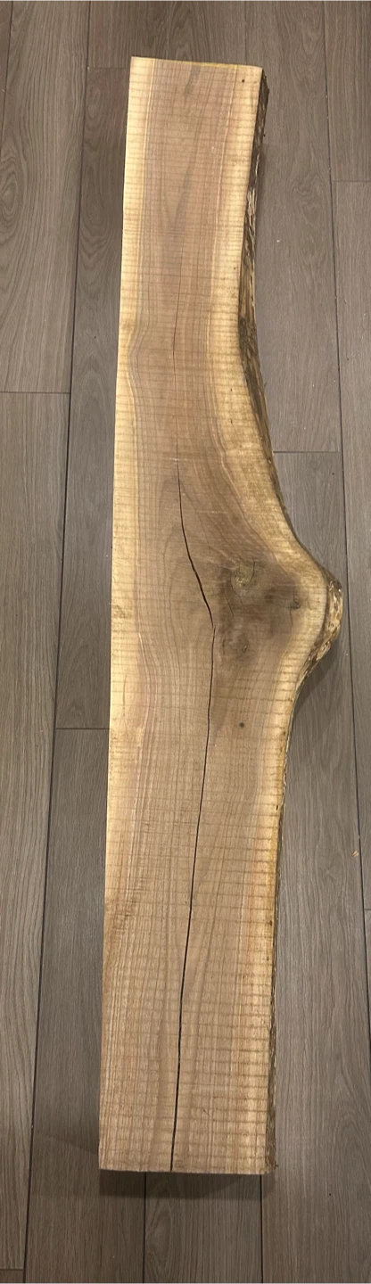 Live Edge Walnut Wood Mantel – approx 6ft Long (6" H x 9" W) - photo 2