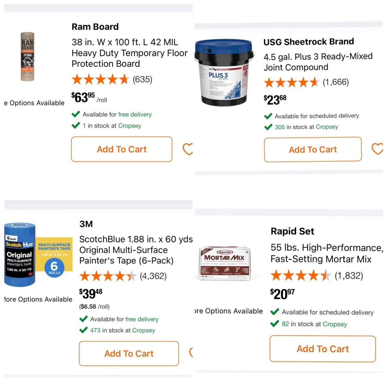 Brand New Renovation Supplies – $100 (Retail $212) - photo 2