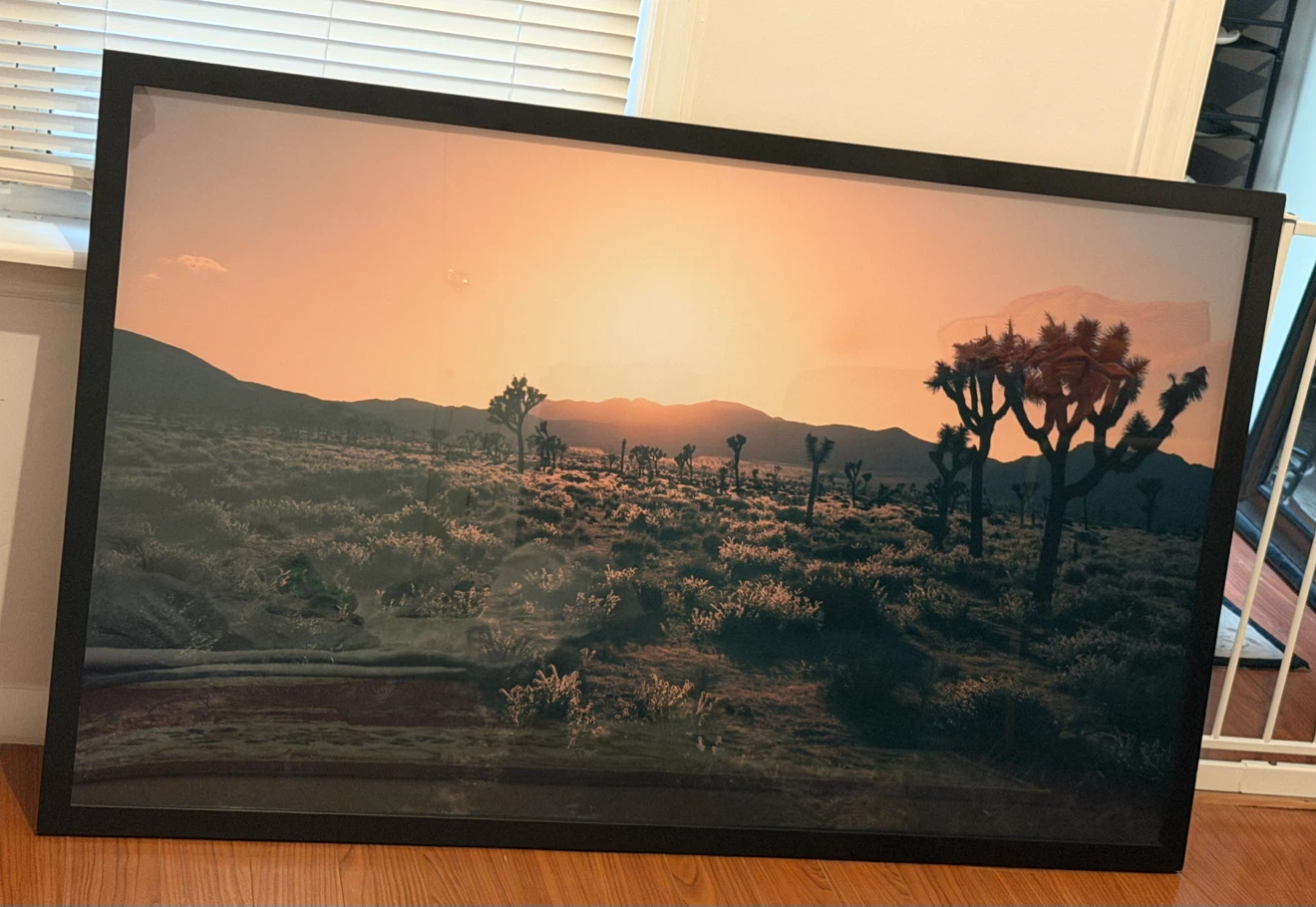Framed Landscape Picture + Mirror — $40 for Both - photo 2