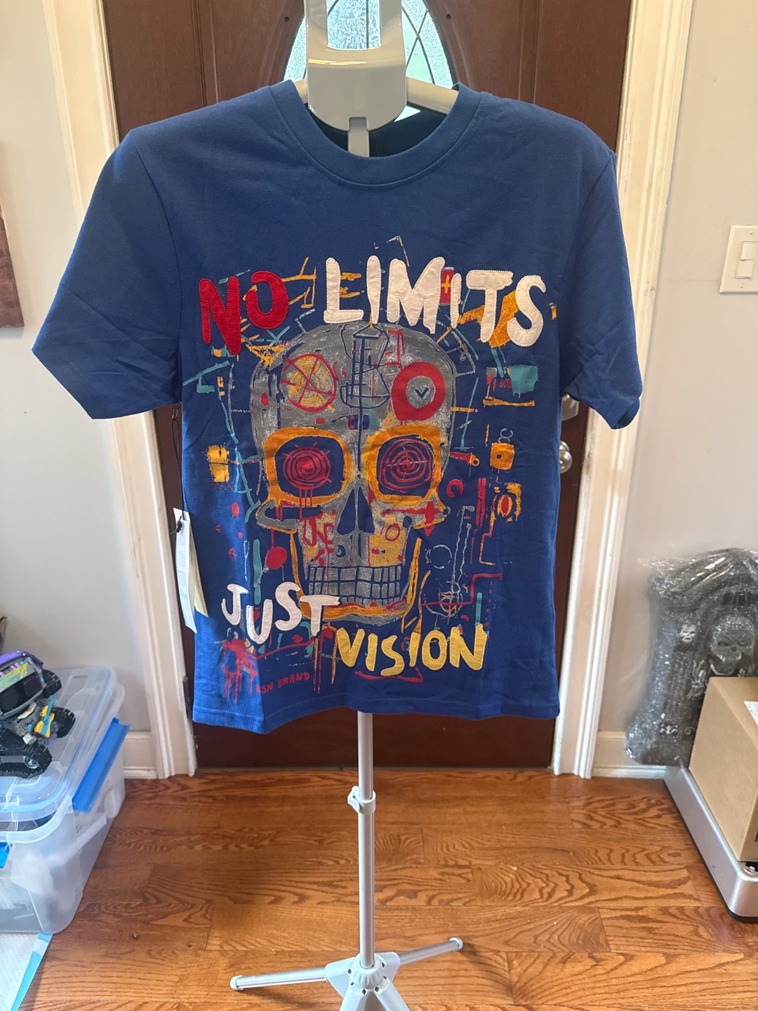 RSN Brand No Limits Just Vision Blue Graphic T-Shirt