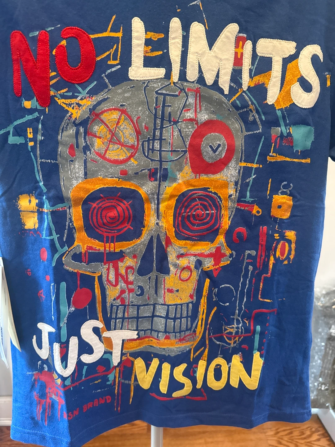 RSN Brand No Limits Just Vision Blue Graphic T-Shirt - photo 2