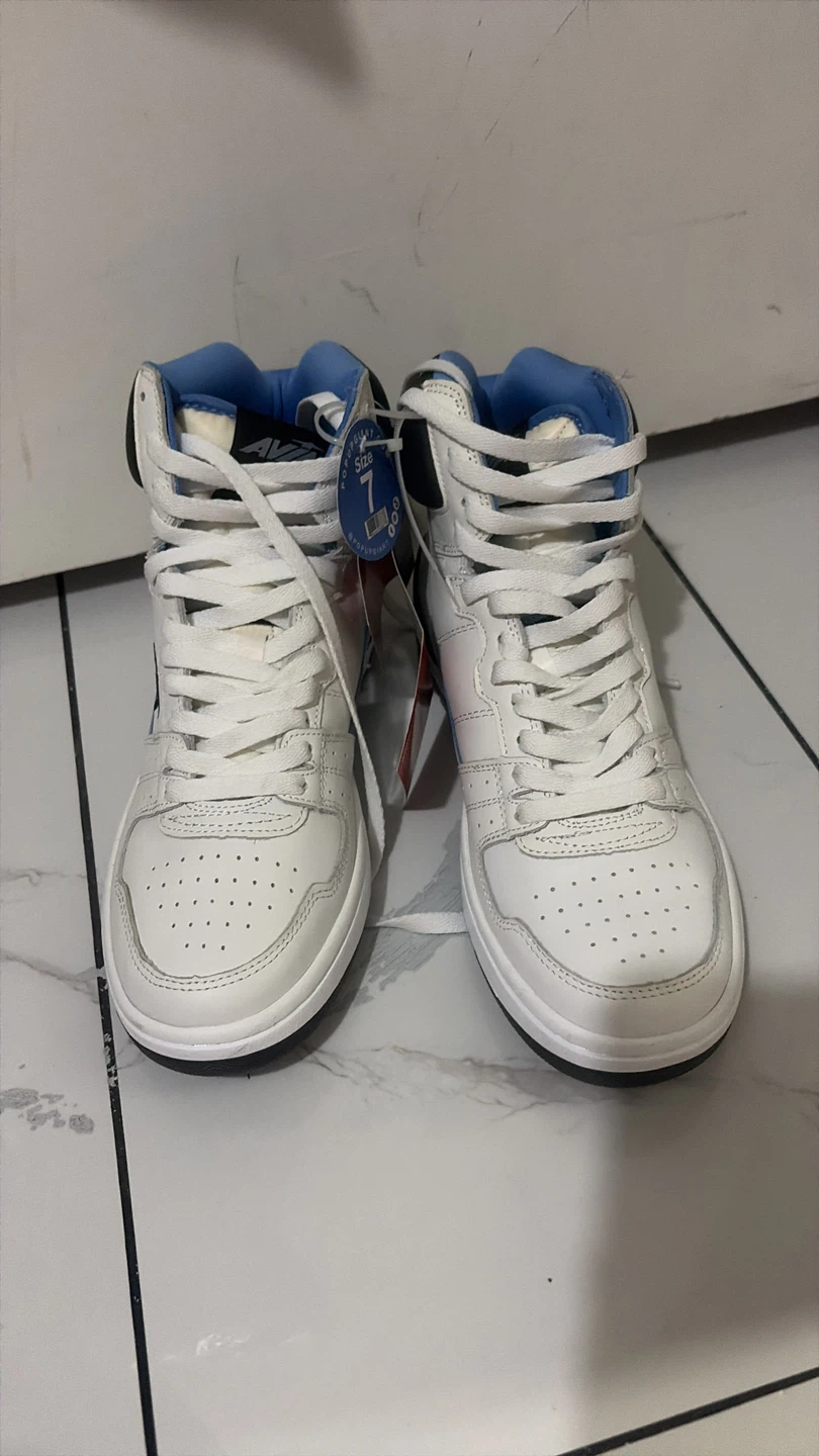 Avia 830 High-Top Sneakers White/Blue