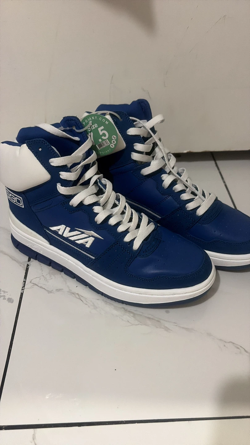 Avia 830 High-Top Sneakers Blue/White