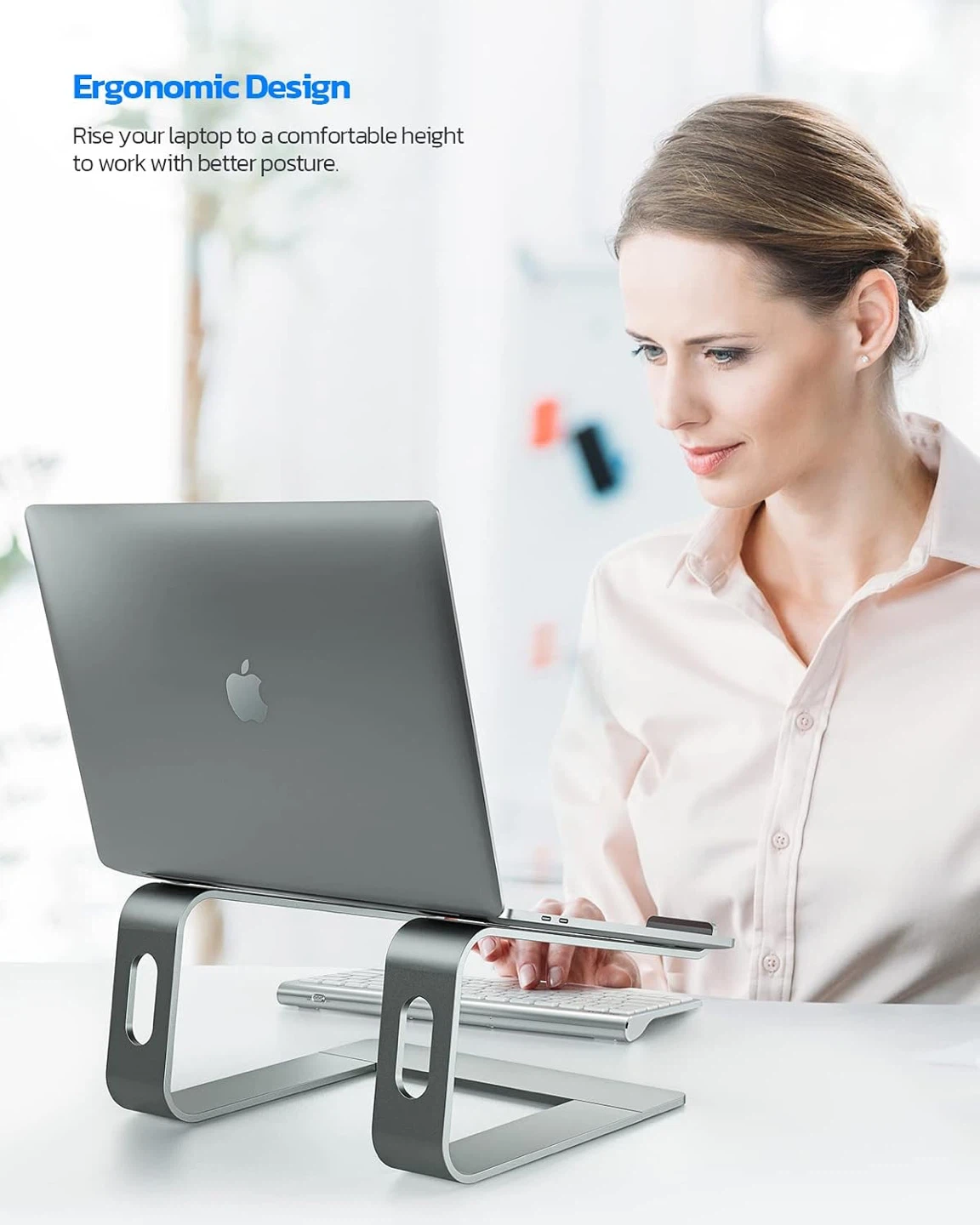 Nulaxy Full Aluminum Laptop Stand, brand new - photo 2
